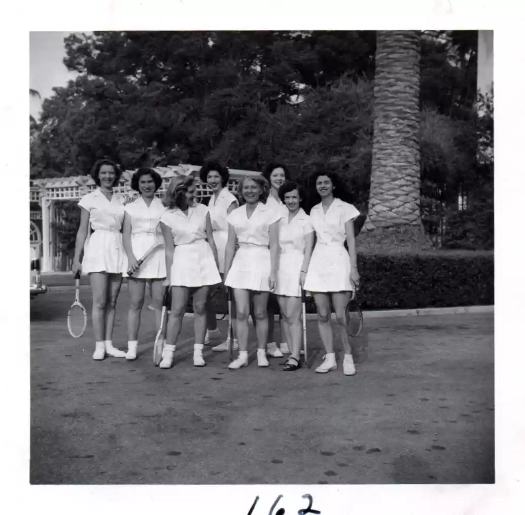 162-Ambassador College Tennis Players